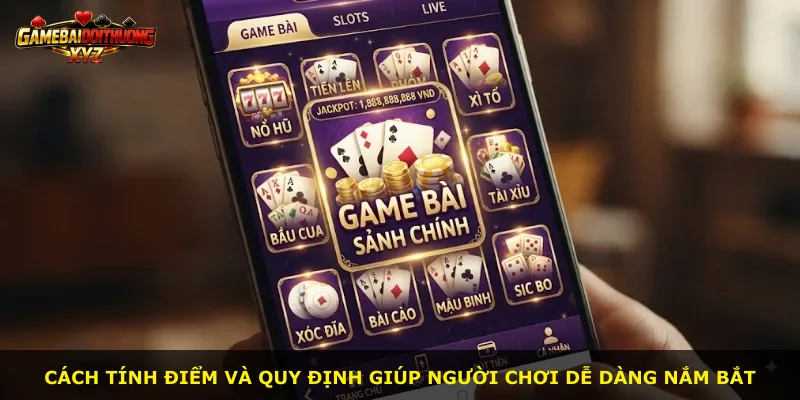 Cách tính điểm và quy định giúp người chơi dễ dàng nắm bắt